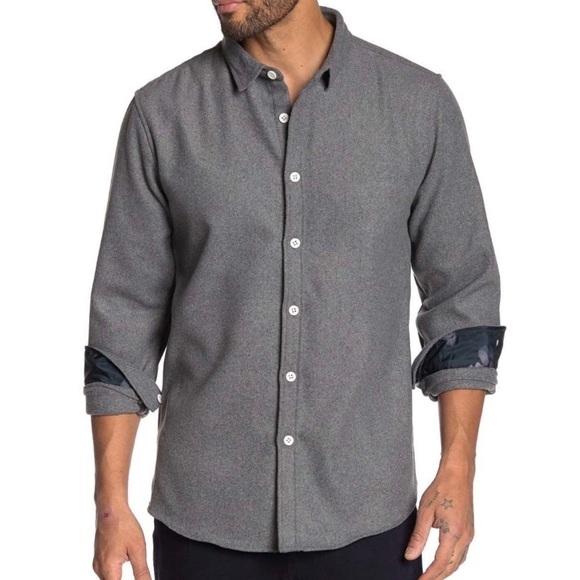 Sovereign Code Other - SOVEREIGN CODE HEATHER GREY MERCURY KNIT SHIRT